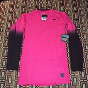 Men’s Nike Pink Compression Shirt Size Medium